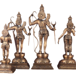 Pure Brass Large Ram Darbar Set | Lord Ram 26" with Divine Family | Premium Temple Grade Collection | 40 kg Handcrafted Sacred Art | Traditional Murti